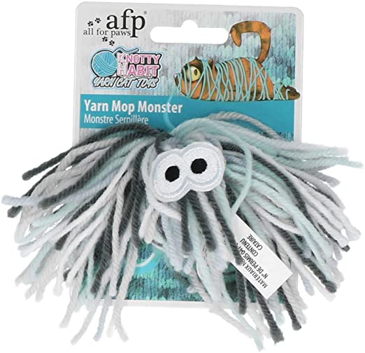 AFP Παιχνίδι Γάτας Knotty Habit Yarn Mop Monster L 8.5 x W 11.5 x H 5cm 