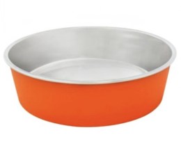 Duvo+ Πιάτο Σκύλου Ανοξείδωτο Πορτοκαλί 1500ml-∅ 20cm