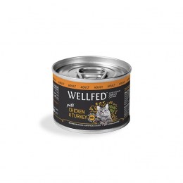 Wellfed Adult chicken and turkey 200gr (Cat)