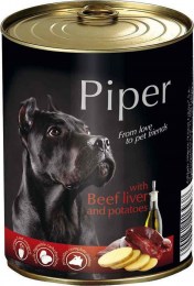 Piper Pouch Adult Beef Liver & Potatoes 500gr