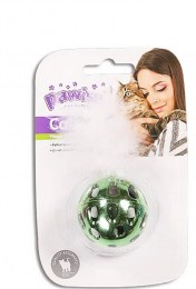 Pawise Παιχνίδι Γάτας "Metallic Ball" με κουδουνάκι 4cm (Πράσινο)