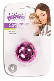 Pawise Παιχνίδι Γάτας "Metallic Ball" με κουδουνάκι 4cm (Ροζ)