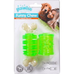Pawise Funny Chew 2 σε 1 Large Πράσινο