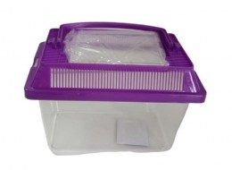 Ενυδρείο πλαστικό Νο1 2.5lt 18x11x13.3cm (Μωβ)