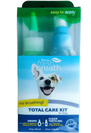  Tropiclean Fresh Breath Total Care Kit Gel- Kit  118ml+30ml