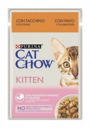 Cat Chow Kitten turkey zele 85gr