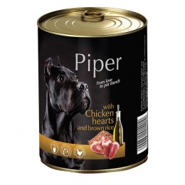 Piper Adult Καρδιά Κοτόπουλου & Καστανό Ρύζι 400gr