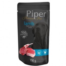 Piper Pouch Adult With Chicken Hearts and Brown Rice 150gr