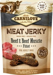 Carnilove SN Jerky Beef & Beef Muscle Fillet 100g 
