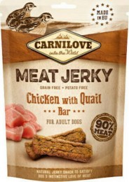 Carnilove SN Jerky Chicken & Quail Bar 100g 