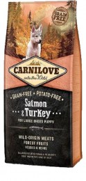 Carnilove Puppies Large Breed with salmon and turkey 12kg