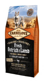 Carnilove Adult Small Breed fresh ostrich and lamb 6kg