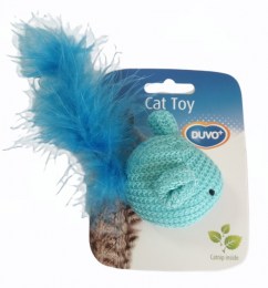 cat toy mouse with feather