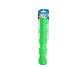 Παιχνίδι σκύλου "ραβδί με σφυρίχτρα" Πράσινο 28cm 
