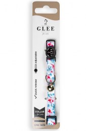 Glee Περιλαίμιο Γάτας Flamingo  με Πλαστικό Κούμπωμα & Κουδουνάκι  10mm-30cm