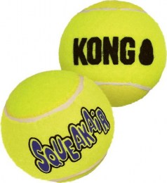 Kong Squeakair Tennis Yellow Medium