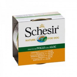 Schesir chicken fillets with aloe in natural jelly 150gr (Dog)