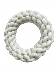 PW ΠΑΙΧΝΙΔΙ ΣΚΥΛΟΥ ROPE BONE 2 KNOTS NATURAL