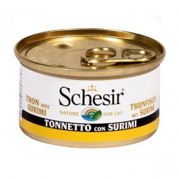 Schesir tuna with surimi 85gr (Cat)