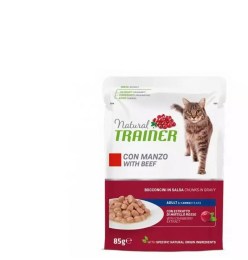 Natural Trainer Cat Adult Βοδινό 85gr 