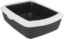 Trixie Λεκάνη Γάτας Κλασσική με πλαίσιο Μ47xΠ37xΥ15cm (Γκρι)