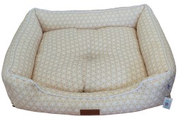 V.I.PETS Κρεβάτι-Καναπές “Cozy” Κίτρινα Αστέρια  No4 80x80cm
