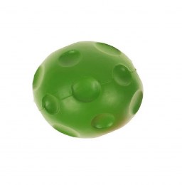 Duvo+ Παιχνίδι Σπογγώδης Λαστιχένια Μπάλα "Bouncy" με εσοχές 8cm (Πράσινο)